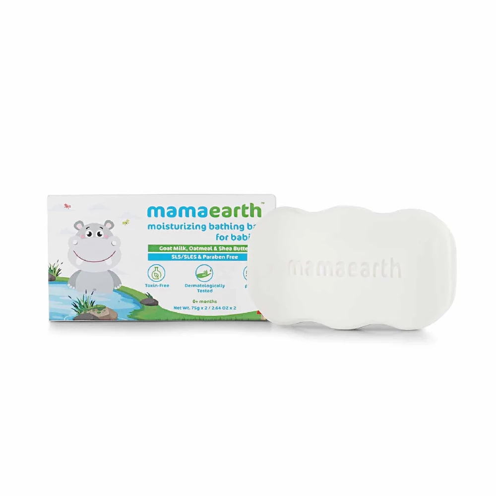 Moisturizing Bathing Bar Soap For Babies, 75 g (Pack of 2)-4.webp